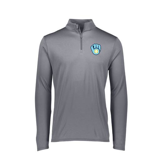[FTLQFLGY-FAXS-LOGO1] Decker Women's Flex-Lite 1/4 Zip Shirt (Female Adult XS, Gray, Logo 1)