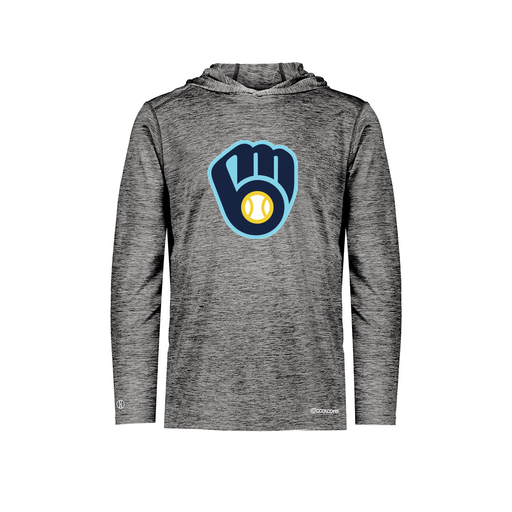 [FOLHCGBK-AS-LOGO2] Decker Men's Charge Hoodie (Adult S, Black, Logo 2)