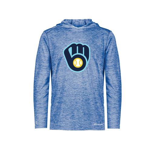 [FOLHCGRY-AS-LOGO2] Decker Men's Charge Hoodie (Adult S, Royal, Logo 2)