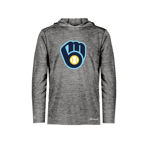 [FOLHCGBK-YS-LOGO2] Decker Youth Charge Hoodie (Youth S, Black, Logo 2)