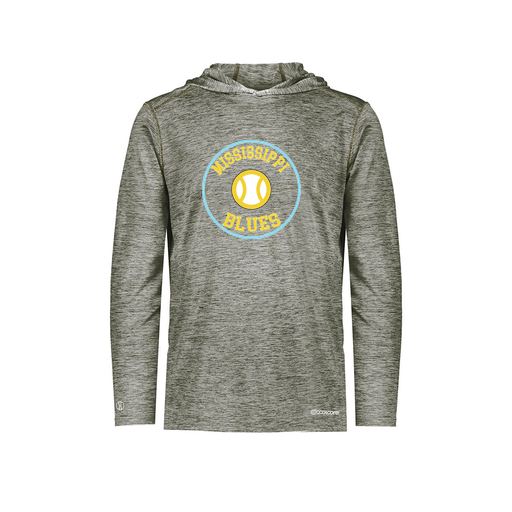 [FOLHCGGY-YS-LOGO3] Decker Youth Charge Hoodie (Youth S, Gray, Logo 3)